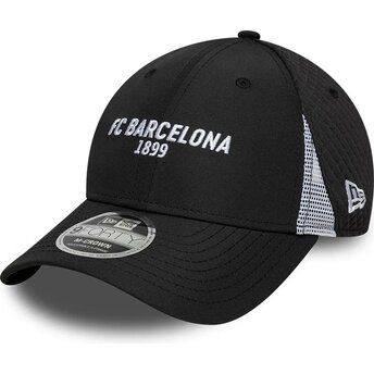Czapki zakrzywiona czarny snapback 9FORTY M-Crown Featherweight Poly FC Barcelona LALIGA New Era