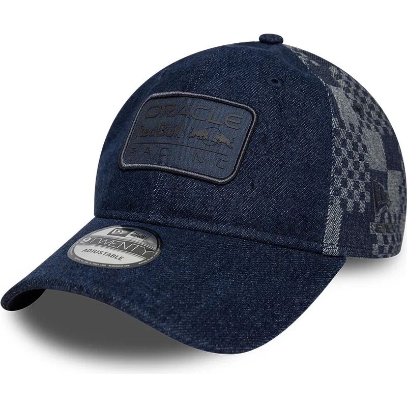 czapki-zakrzywiona-granatowy-tasma-regulowana-9twenty-patterned-denim-red-bull-racing-formula-1-new-era czapki-zakrzywiona-granatowy-tasma-regulowana-9twenty-patterned-denim-red-bull-racing-formula-1-new-era
