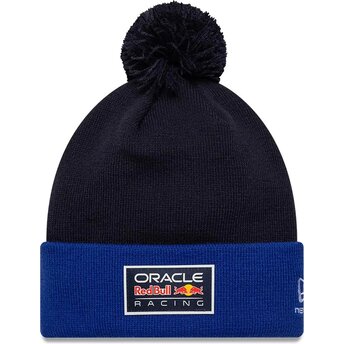Czapki pompon granatowy Essentials Bobble Red Bull Racing Formula 1 New Era