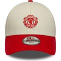 czapki-zakrzywiona-bezowy-tasma-regulowana-dla-dziecka-9forty-contrast-manchester-united-football-club-premier-league-new-era