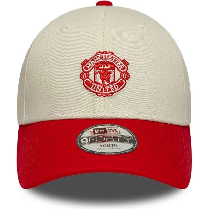czapki-zakrzywiona-bezowy-tasma-regulowana-dla-dziecka-9forty-contrast-manchester-united-football-club-premier-league-new-era czapki-zakrzywiona-bezowy-tasma-regulowana-dla-dziecka-9forty-contrast-manchester-united-football-club-premier-league-new-era