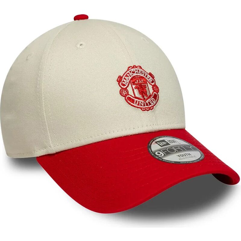 czapki-zakrzywiona-bezowy-tasma-regulowana-dla-dziecka-9forty-contrast-manchester-united-football-club-premier-league-new-era czapki-zakrzywiona-bezowy-tasma-regulowana-dla-dziecka-9forty-contrast-manchester-united-football-club-premier-league-new-era