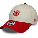czapki-zakrzywiona-bezowy-tasma-regulowana-9forty-contrast-manchester-united-football-club-premier-league-new-era