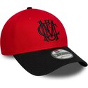 czapki-zakrzywiona-czerwony-tasma-regulowana-9forty-contrast-manchester-united-football-club-premier-league-new-era