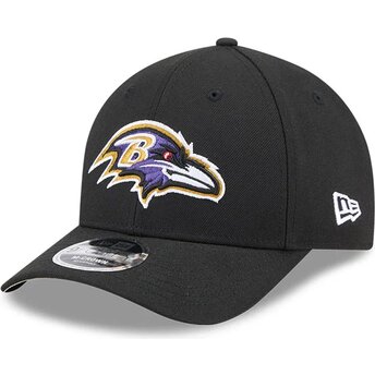 Czapki zakrzywiona czarny snapback 9FORTY M-Crown Team Baltimore Ravens NFL New Era