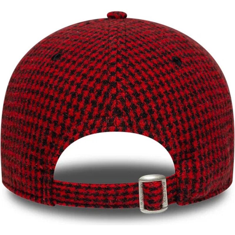 czapki-zakrzywiona-czerwony-tasma-regulowana-9forty-houndstooth-ac-milan-serie-a-new-era