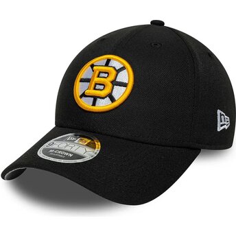 Czapki zakrzywiona czarny snapback 9FORTY M-Crown Team Boston Bruins NHL New Era