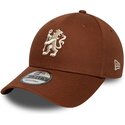 czapki-zakrzywiona-brazowy-snapback-9forty-team-chelsea-football-club-premier-league-new-era
