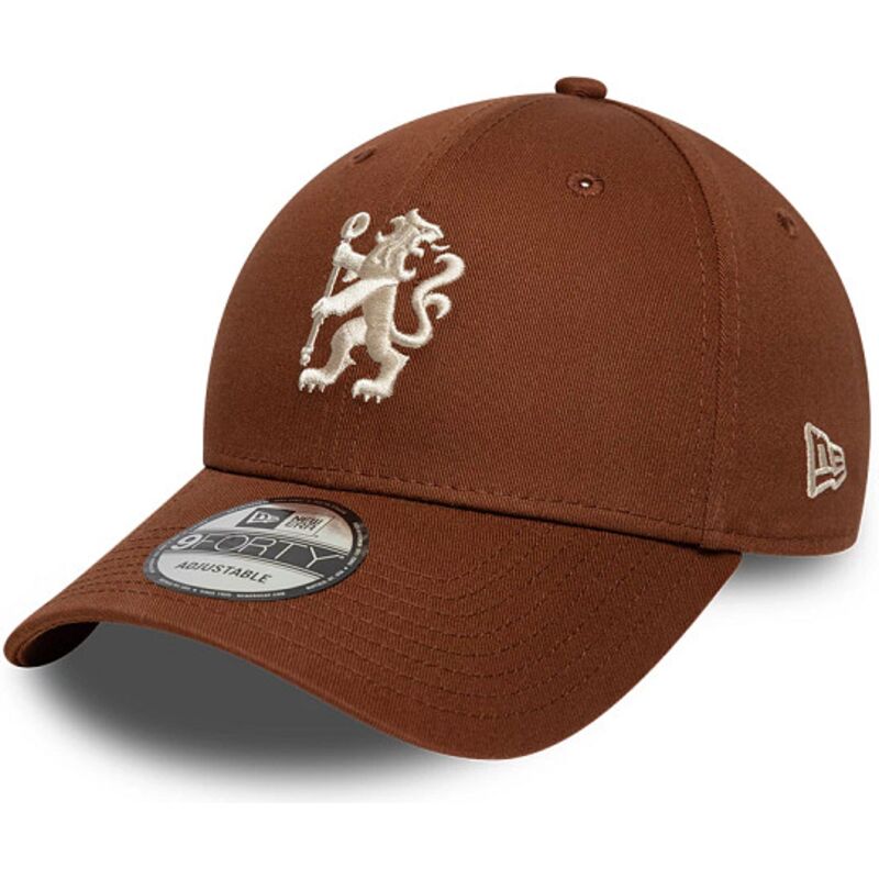 czapki-zakrzywiona-brazowy-snapback-9forty-team-chelsea-football-club-premier-league-new-era