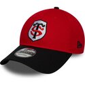 czapki-zakrzywiona-czerwony-snapback-9forty-team-stade-toulousain-top-14-new-era