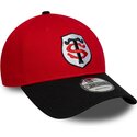 czapki-zakrzywiona-czerwony-snapback-9forty-team-stade-toulousain-top-14-new-era