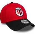 czapki-zakrzywiona-czerwony-snapback-dla-dziecka-9forty-team-stade-toulousain-top-14-new-era