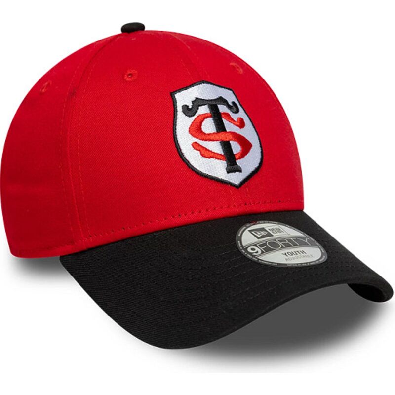 czapki-zakrzywiona-czerwony-snapback-dla-dziecka-9forty-team-stade-toulousain-top-14-new-era