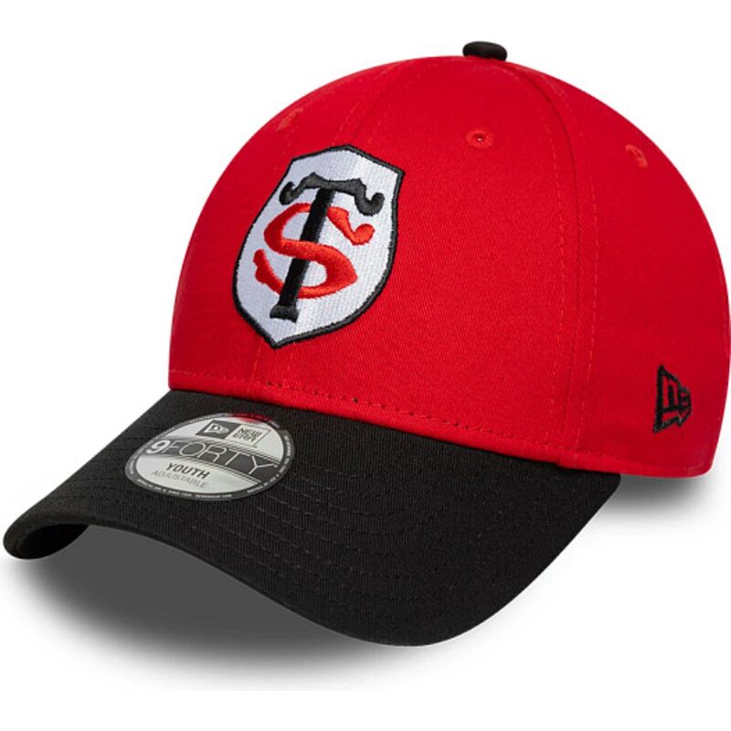 czapki-zakrzywiona-czerwony-snapback-dla-dziecka-9forty-team-stade-toulousain-top-14-new-era