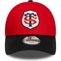 czapki-zakrzywiona-czerwony-snapback-dla-dziecka-9forty-team-stade-toulousain-top-14-new-era