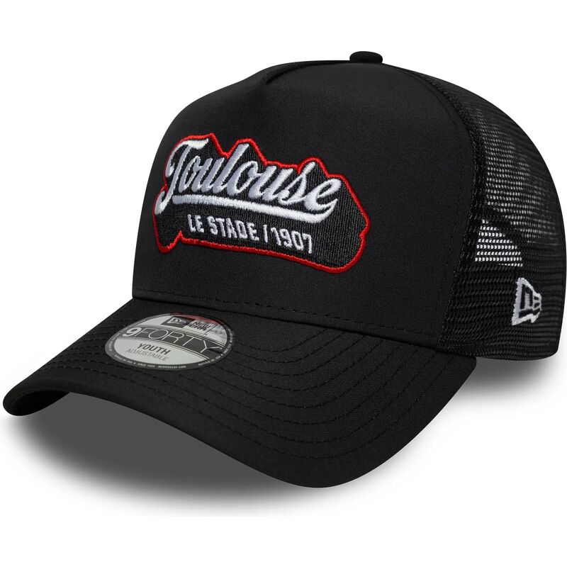 czapki-zakrzywiona-czarny-snapback-dla-dziecka-e-frame-patch-stade-toulousain-new-era czapki-zakrzywiona-czarny-snapback-dla-dziecka-e-frame-patch-stade-toulousain-new-era