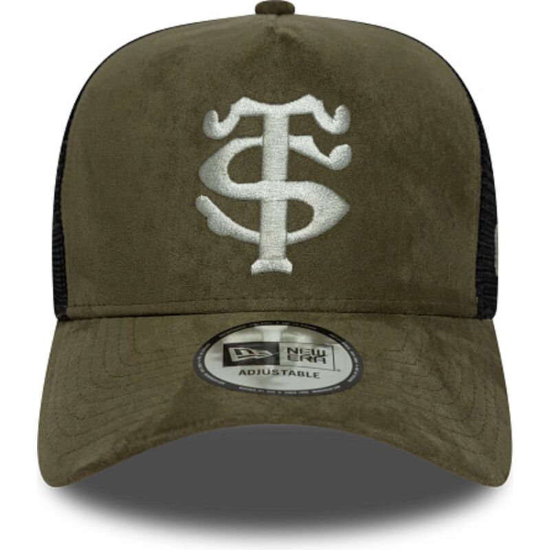 czapki-zakrzywiona-zielony-snapback-e-frame-faux-suede-stade-toulousain-top-14-new-era