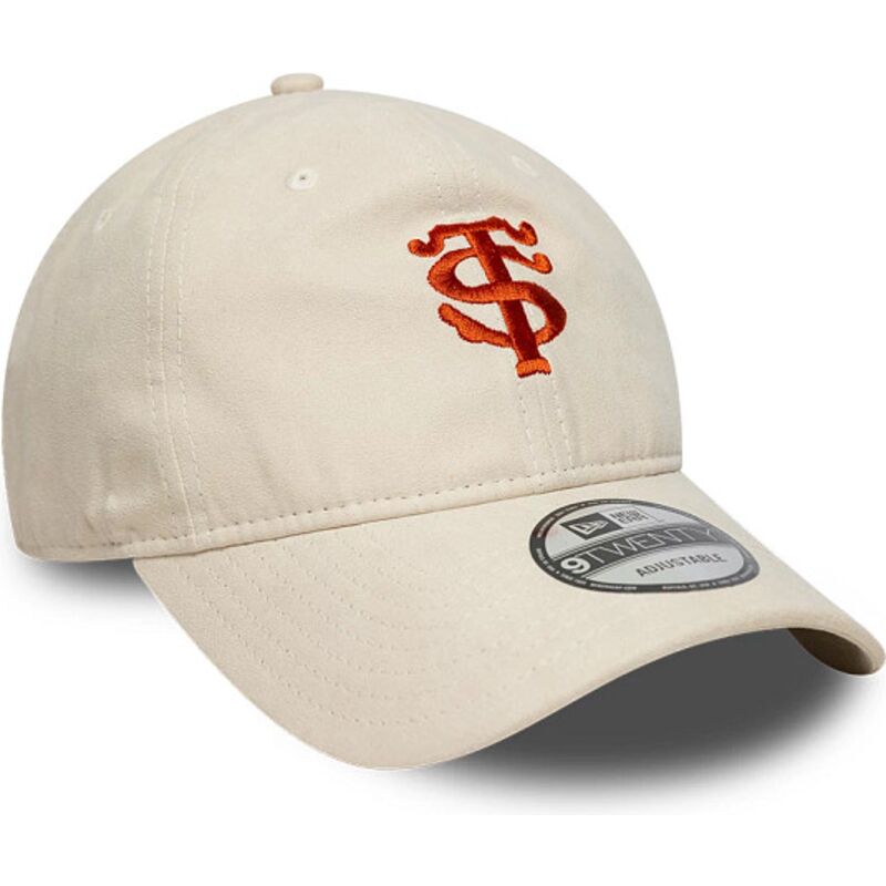 czapki-zakrzywiona-bezowy-tasma-regulowana-9twenty-faux-suede-stade-toulousain-top-14-new-era