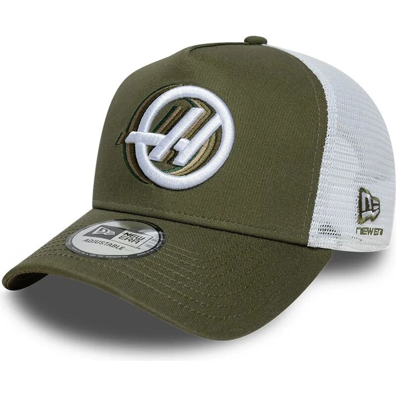 czapki-zakrzywiona-zielony-snapback-a-frame-seasonal-haas-f1-team-formula-1-new-era