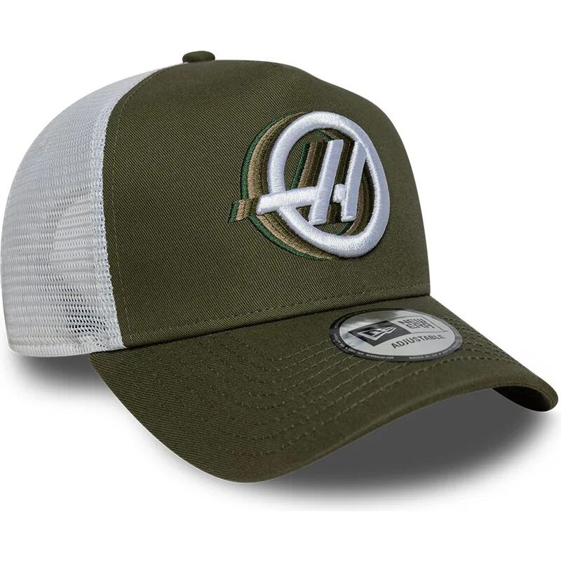 czapki-zakrzywiona-zielony-snapback-a-frame-seasonal-haas-f1-team-formula-1-new-era