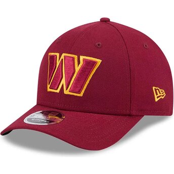 Czapki zakrzywiona czerwony snapback 9FORTY M-Crown Team Washington Commanders NFL New Era