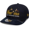 czapki-zakrzywiona-granatowy-tasma-regulowana-9fifty-retro-crown-suede-new-era