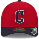 czapki-zakrzywiona-czerwony-snapback-9forty-m-crown-player-replica-cleveland-guardians-mlb-new-era