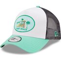 czapki-zakrzywiona-zielony-snapback-a-frame-location-miami-new-era