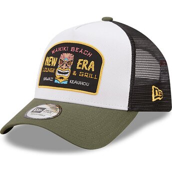 Czapki zakrzywiona zielony snapback A Frame Location Icon Hawaii New Era