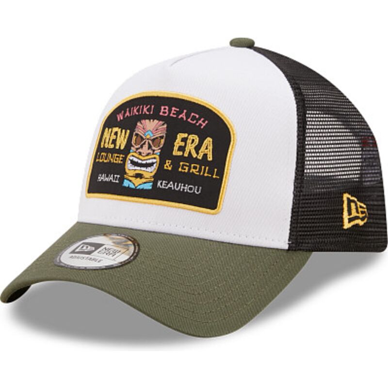 czapki-zakrzywiona-zielony-snapback-a-frame-location-icon-hawaii-new-era