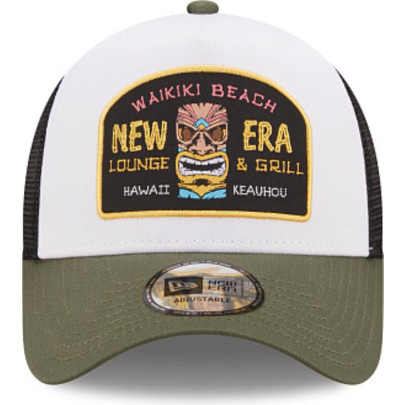 czapki-zakrzywiona-zielony-snapback-a-frame-location-icon-hawaii-new-era