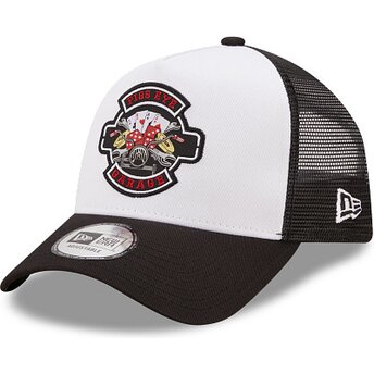 Czapki zakrzywiona czarny snapback A Frame Location Icon Pigs Eye Garage New Era