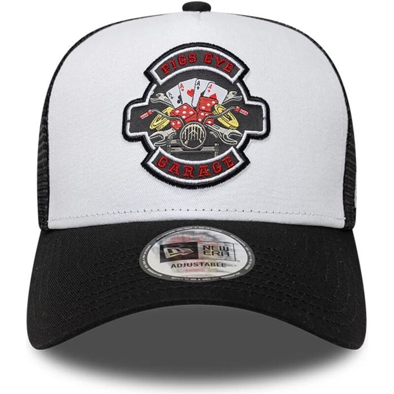 czapki-zakrzywiona-czarny-snapback-a-frame-location-icon-pigs-eye-garage-new-era