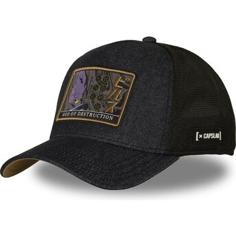 Czapki zakrzywiona granatowy snapback DBS9 DES Beerus Dragon Ball Capslab