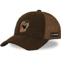 czapki-zakrzywiona-brazowy-snapback-diabel-tasmanski-looney-tunes-capslab