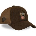 czapki-zakrzywiona-brazowy-snapback-diabel-tasmanski-looney-tunes-capslab