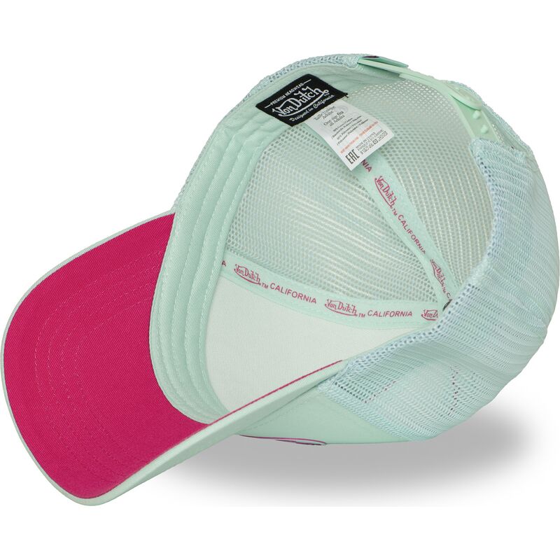 czapka-trucker-zielono-rozowa-log21-von-dutch
