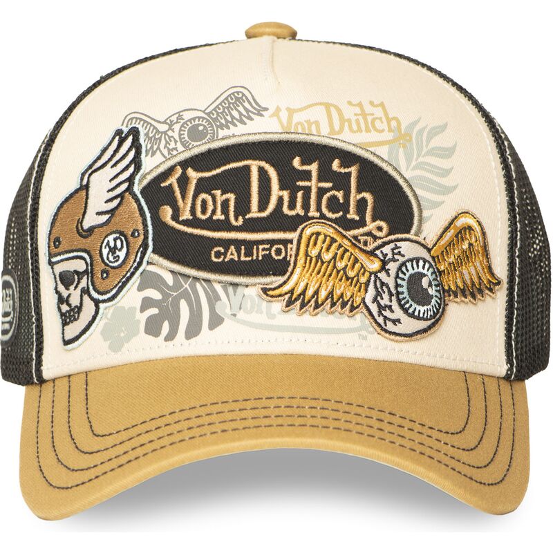 czapka-trucker-wielokolorowa-patches15-von-dutch czapka-trucker-wielokolorowa-patches15-von-dutch