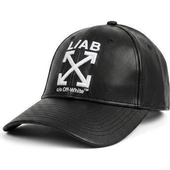 Czapki zakrzywiona czarny taśma regulowana Clamp Arrows PU Leather L/AB c/o Off-White™