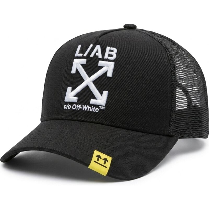 czapki-zakrzywiona-czarny-snapback-clamp-arrows-l-ab-c-o-off-white