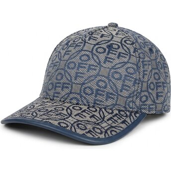 Czapki zakrzywiona granatowy taśma regulowana Off Jacquard Canvas L/AB c/o Off-White™