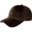 czapki-zakrzywiona-brazowy-tasma-regulowana-cord-baseball-kangol