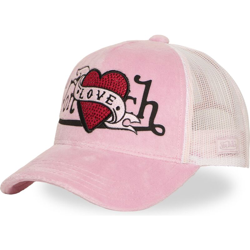 czapki-zakrzywiona-roz-snapback-love-p-von-dutch