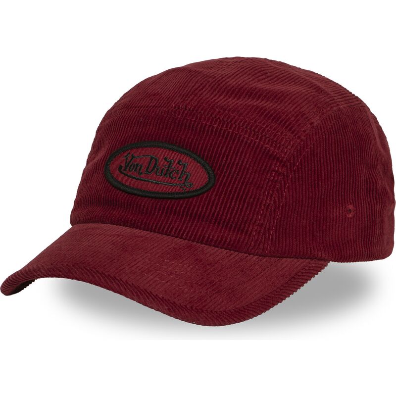czapki-zakrzywiona-5-panel-czerwony-tasma-regulowana-c5p-vel04-von-dutch