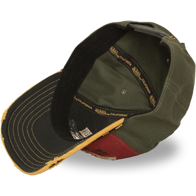 czapki-zakrzywiona-czerwony-snapback-sem15-von-dutch