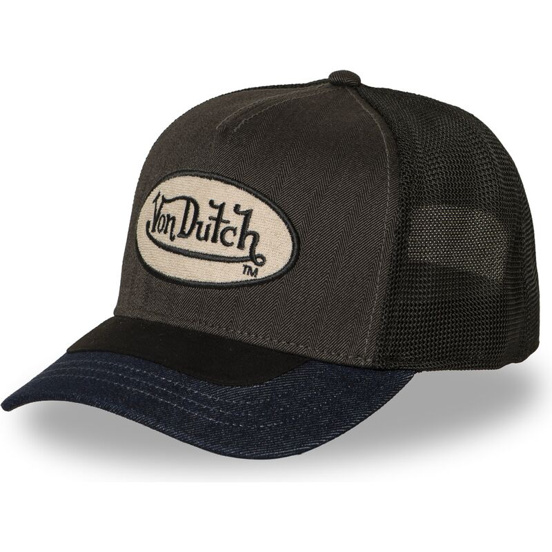 czapki-zakrzywiona-szary-snapback-shield06-von-dutch