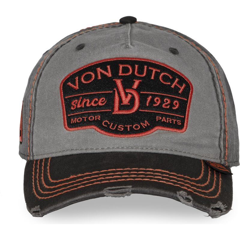 czapki-zakrzywiona-szary-tasma-regulowana-retro16-von-dutch