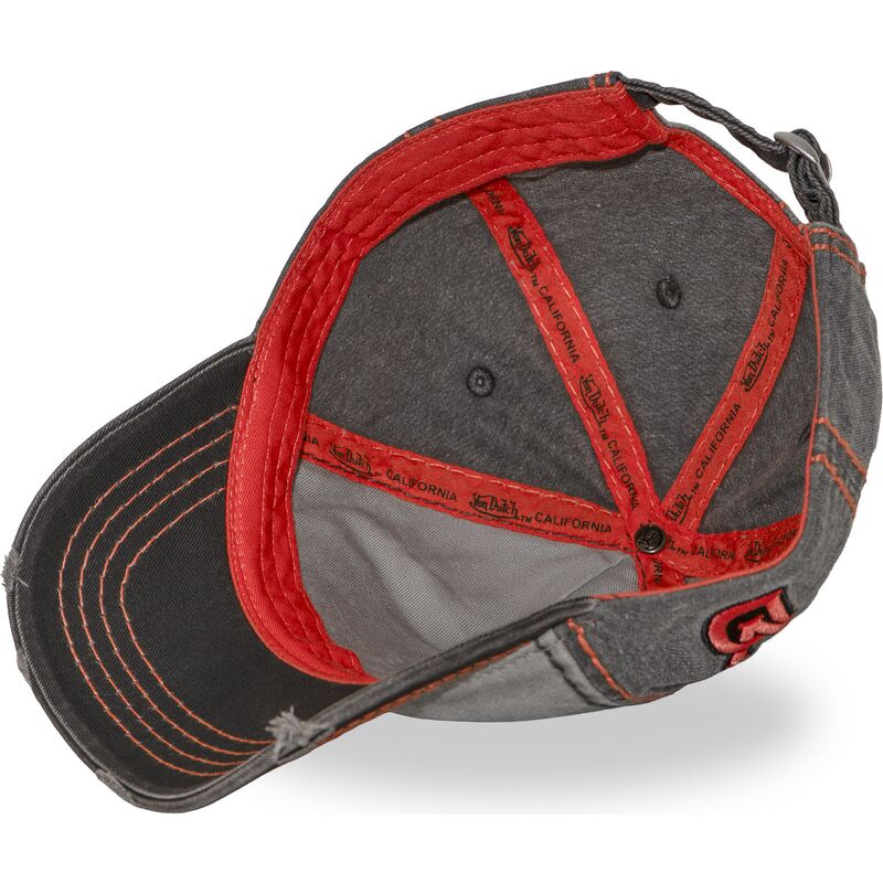 czapki-zakrzywiona-szary-tasma-regulowana-retro16-von-dutch