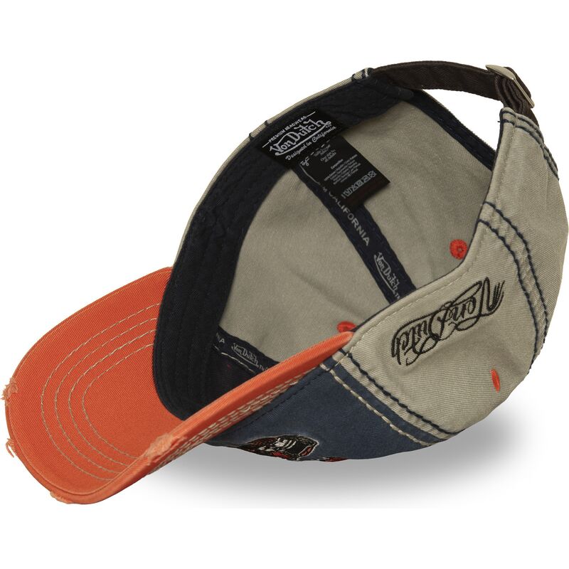 czapki-zakrzywiona-wielokolorowy-tasma-regulowana-retro18-von-dutch