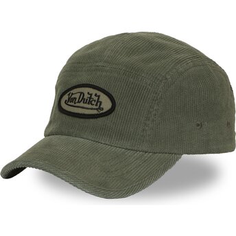 Czapki zakrzywiona 5 panel zielony taśma regulowana C5P VEL03 Von Dutch